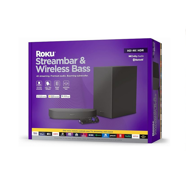 Roku Streambar & Roku Wireless Bass