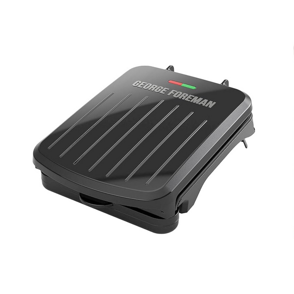 George Foreman 2-Serving Classic Plate Electric Indoor Grill and Panini Press