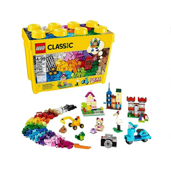 LEGO Classic Juego de juguetes de construcción con caja de ladrillos creativa grande (790 piezas)