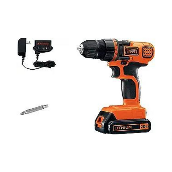 Taladro y atornillador inalámbrico Black+Decker de 20 V máx.