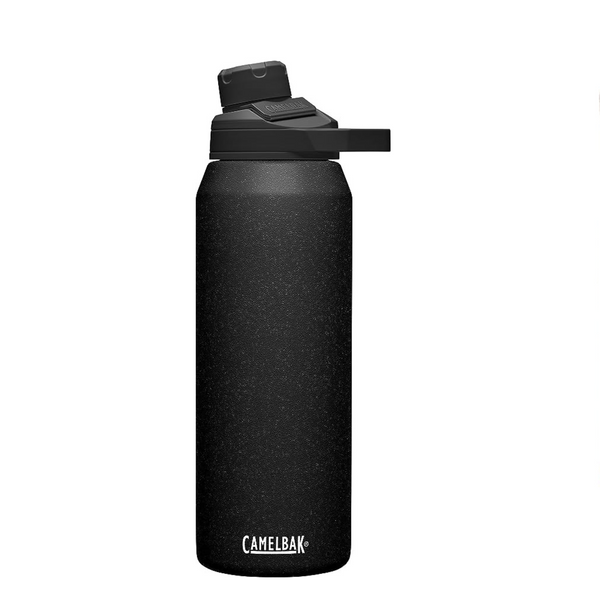 Botella de agua de acero inoxidable con aislamiento al vacío CamelBak Chute Mag de 32 onzas (negro)