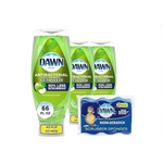 Jabón líquido para lavavajillas Dawn Antibacterial EZ-Squeeze, aroma a flor de manzana (3 × 22 onzas líquidas)