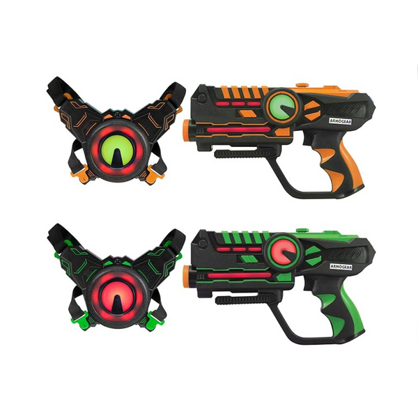 2 Pack Laser Tag Guns With Vests