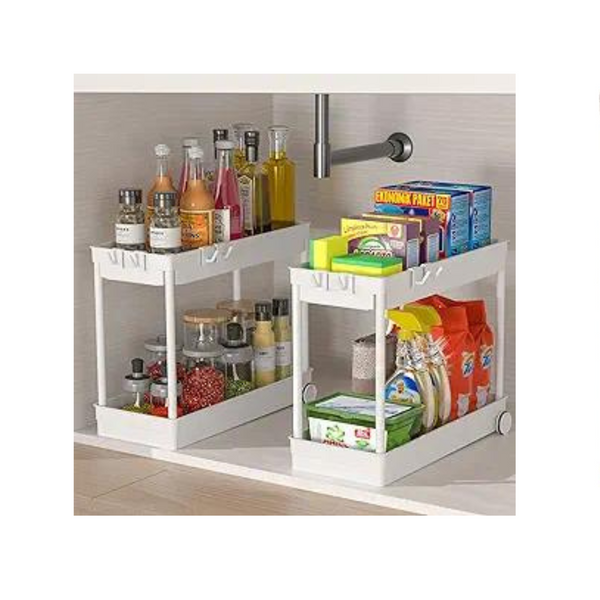 2 Pack Under Sink Organizer