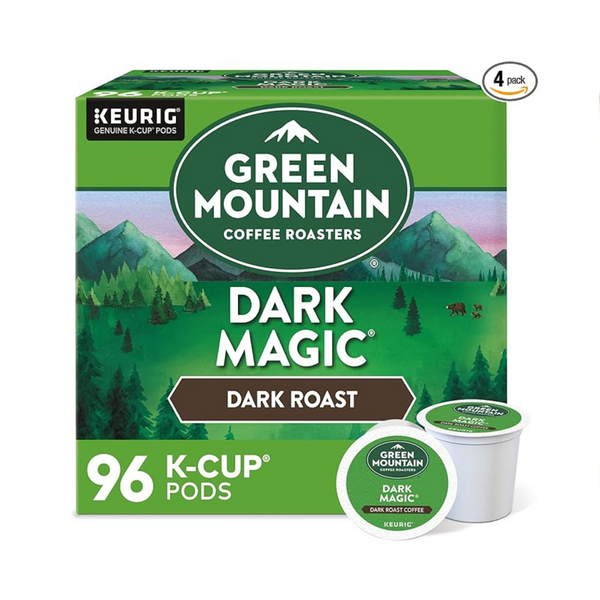 Green Mountain Dark Magic K-Cups de una sola porción, 96 unidades