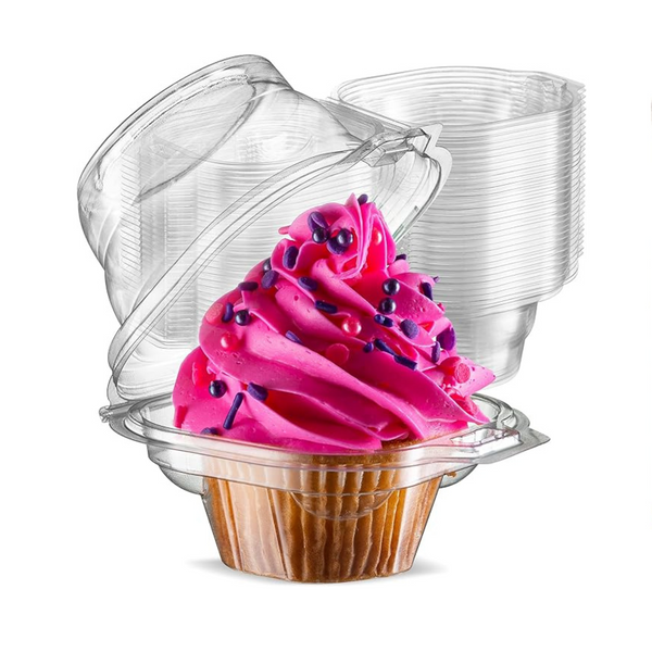 Prestee 50 Individual Single Cupcake Containers