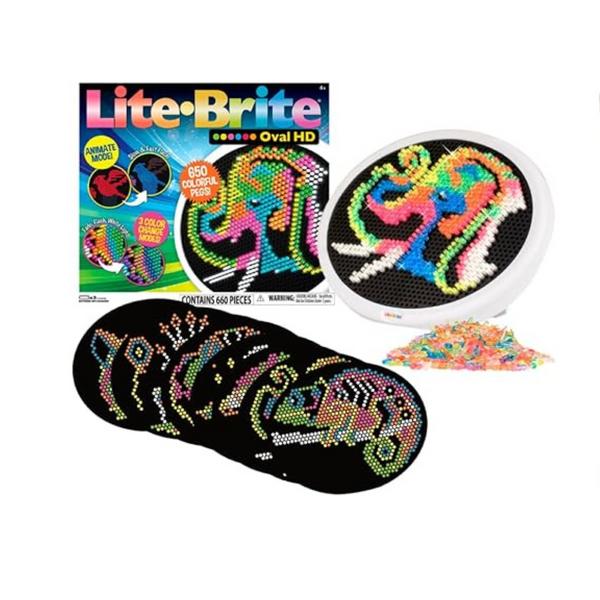 Lite Brite Oval High Definition Light Up Toy