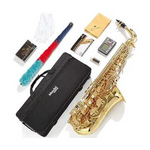 Mendini By Cecilio Eb Alto Saxophone With Case, Tuner, Mouthpiece & More