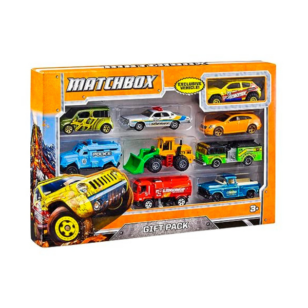 9-Pack Of Die-Cast Matchbox Cars