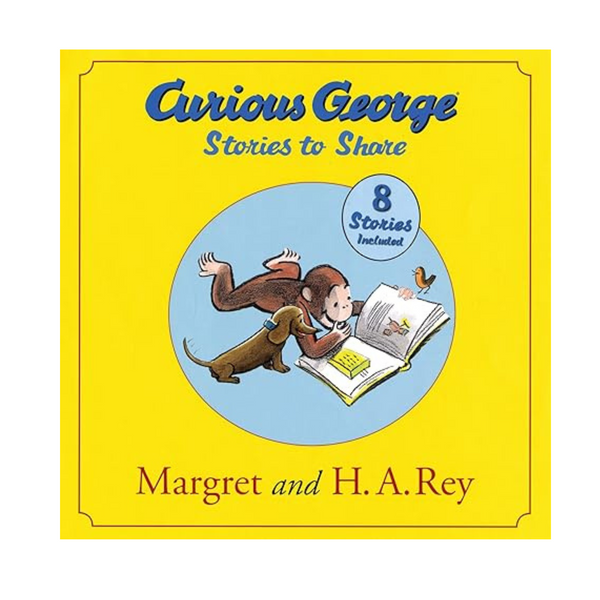 Curious George Stories to Share Hardcover Book (Includes 8 Stories)