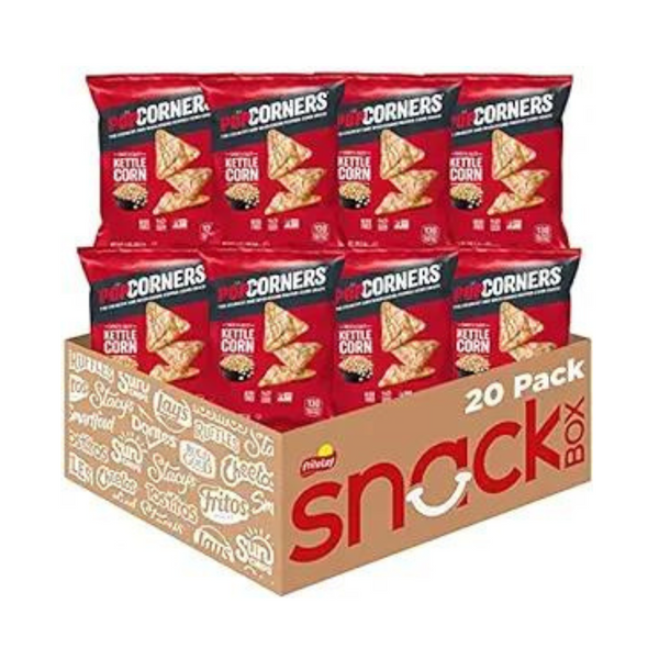 PopCorners Snacks de maíz reventado, maíz hervidor, bolsas de 1 oz (paquete de 20)