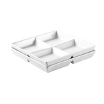 Bruntmor 4-Compartment Serving Trays (Set of 2)