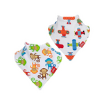 Nuby 2-pk Dribble Catcher Bandana bibs