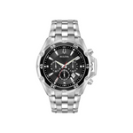 Bulova Men's Classic Sport Stainless Steel 6-Hand Chronograph Quartz Watch