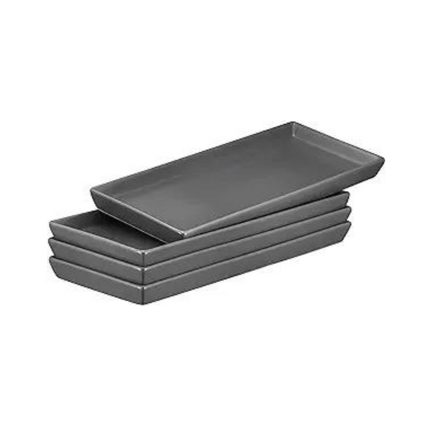 Bruntmor Ceramic Serving Platters (14 X 6 Inch Rectangle Plates) Set of 4