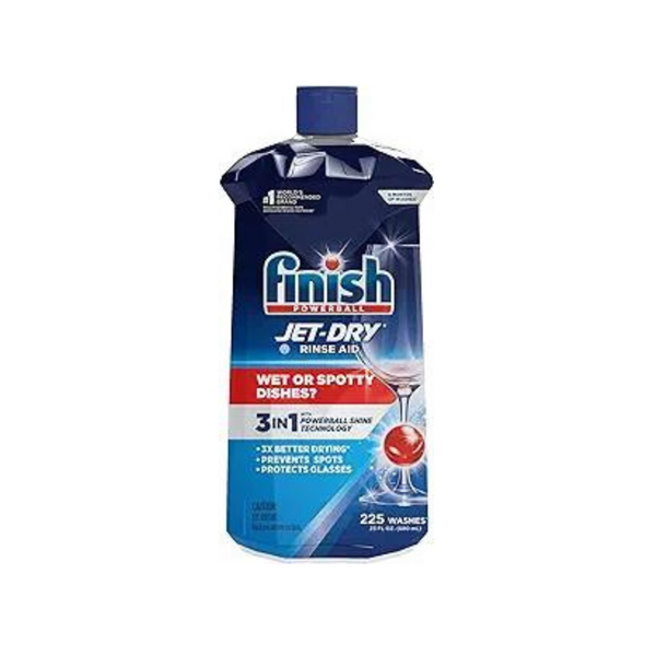 Finish Jet-Dry líquido abrillantador, agente de enjuague y secado para lavavajillas (23 fl oz)