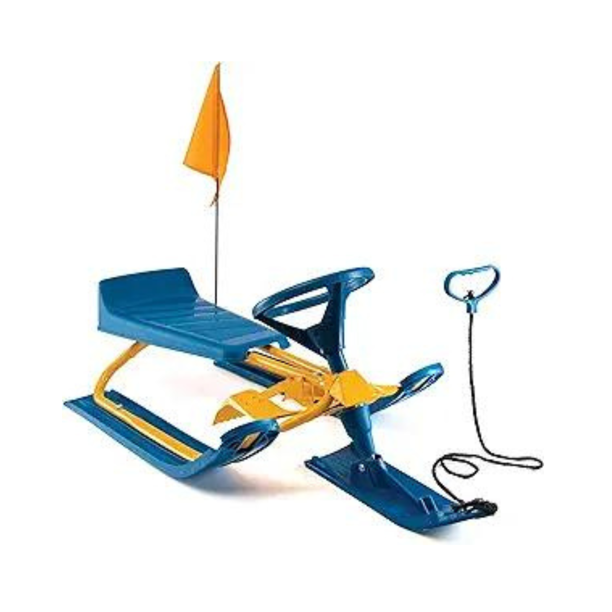 Frost Rush Snow Sled for Kids with 90⁰ Padded Steering Wheel and Twin