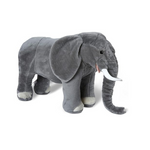 Elefante gigante Melissa &amp; Doug: animal de peluche realista (más de 3 pies de largo)