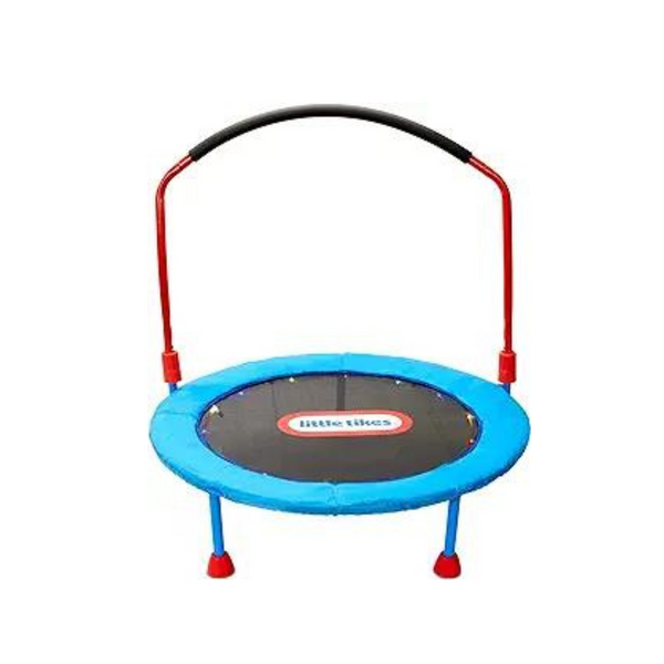 Trampolín iluminado de 3 pies Little Tikes con mango plegable