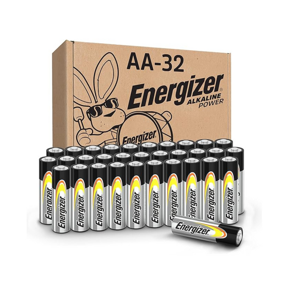 Pilas alcalinas AA Energizer de 32 unidades