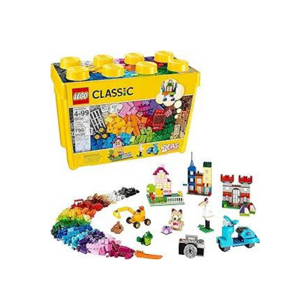 LEGO Classic Juego de caja de ladrillos creativos grande de 790 piezas