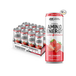 12-Count 12-Oz Optimum Nutrition Amino Energy Sparkling Drink (Strawberry)