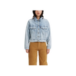 Levi's Women's Padded Trucker Jacket (Whatever Whenever Blue)