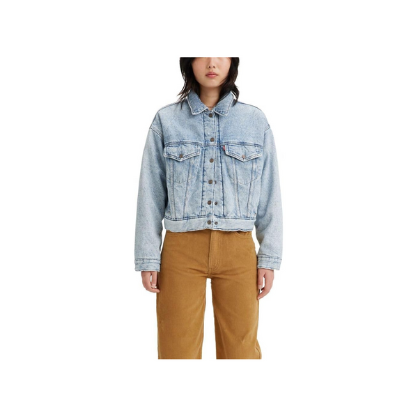 Chaqueta estilo camionero acolchada para mujer Levi's (Whatever Whenever Blue)