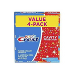 Crest Kids Cavity Protection Toothpaste, Sparkle Fun Flavor (4.6 oz, 4 Pack)