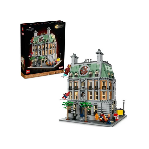 Juego modular de 3 pisos LEGO Marvel Sanctum Sanctorum de 2708 piezas con 9 minifiguras