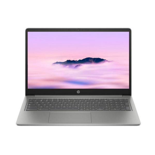 Computadora portátil HP Chromebook Plus Full HD de 15,6", Intel Core i3, memoria de 8 GB, UFS de 128 GB (plata mineral)