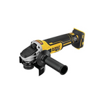 Amoladora angular pequeña con interruptor deslizante DeWALT 20V MAX XR sin escobillas de 4,5" con freno de contragolpe