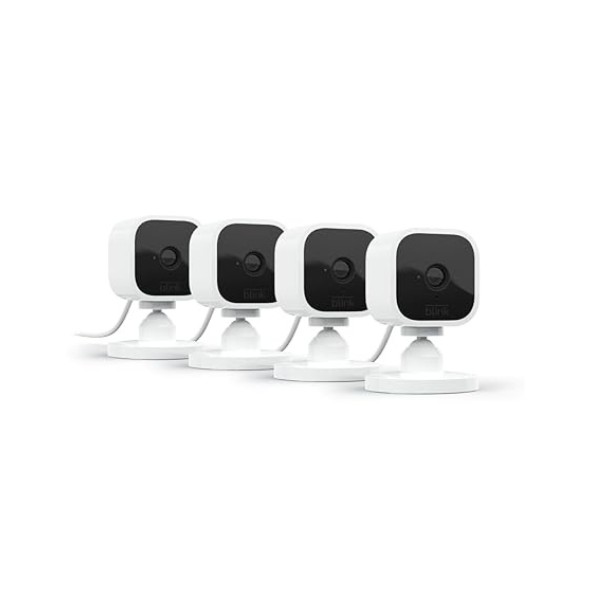 4 Blink Mini Compact indoor plug-in smart security cameras – PzDeals