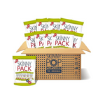 SkinnyPop Original Popcorn, 0.65 oz Individual Snack Size Bags (10 Packs, 6 Bags per Pack)