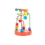 Nuby Coloful Mini Wooden Bead Maze Roller Coaster