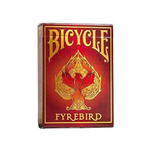 Naipes de bicicleta (Fyrebird, rojo)