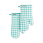 KitchenAid Gingham Oven Mitt 2-Pack Set