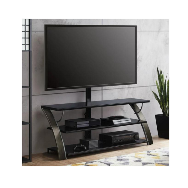 Whalen Payton 3-in-1 Flat Panel TV Stand w/ Swivel Mount