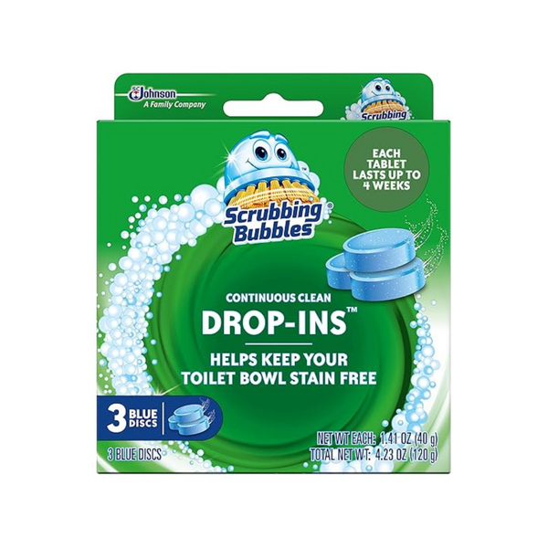 2-Pack 3-Count Scrubbing Bubbles Continuous Clean Drop-Ins Toilet Cleaner Tablets