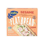 6.7oz Wasa Flatbread Thins Crackers (Sesame and Sea Salt)