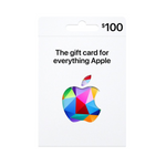 Tarjeta de regalo Apple de $100 (física o digital)