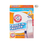 Paquete de 12 absorbentes de olores para refrigerador y congelador de bicarbonato de sodio Arm &amp; Hammer de 14 onzas