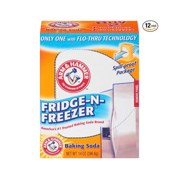 12-Pack 14-Oz Arm & Hammer Baking Soda Fridge-n-Freezer Odor Absorber