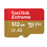 Tarjeta de memoria SanDisk Extreme microSDXC UHS-I de 512 GB