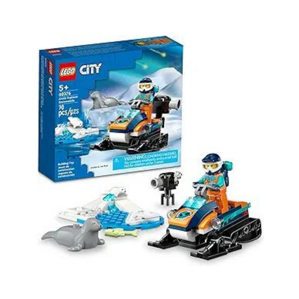 Lego City Arctic Explorer Snowmobile 70 Piece Building Set