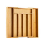 Bamboo Silverware Organizer