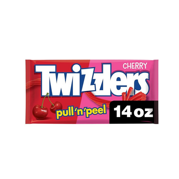 Twizzlers Pull ‘N’ Peel Cherry Flavored Licorice Style (14 oz)