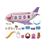 Littlest Pet Shop Pet Jet Playset de juguete, incluye 4 mascotas