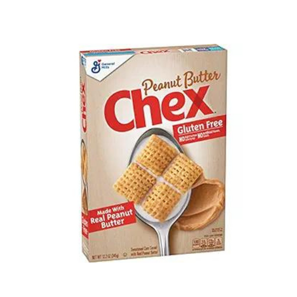 Cereal Chex con mantequilla de maní, caja de 12.2 oz