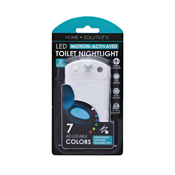 Home+Solutions Motion-Activated LED Toilet Nightlight